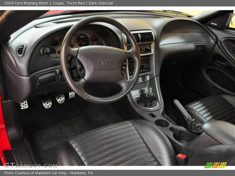 Torch Red / Dark Charcoal 2004 Ford Mustang Mach 1 Coupe