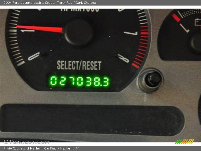 Torch Red / Dark Charcoal 2004 Ford Mustang Mach 1 Coupe