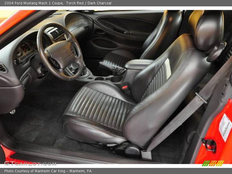 Torch Red / Dark Charcoal 2004 Ford Mustang Mach 1 Coupe