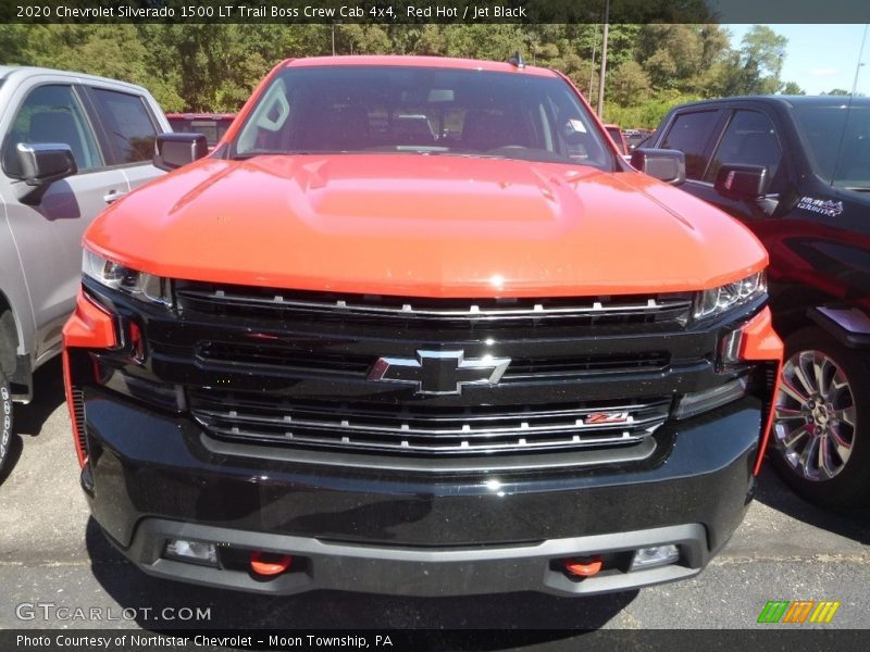 Red Hot / Jet Black 2020 Chevrolet Silverado 1500 LT Trail Boss Crew Cab 4x4