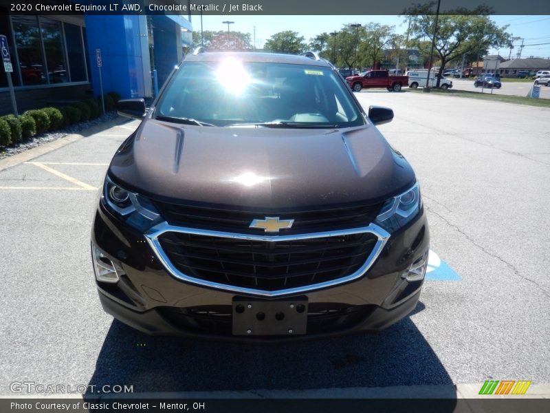 Chocolate Metallic / Jet Black 2020 Chevrolet Equinox LT AWD