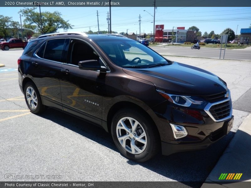 Chocolate Metallic / Jet Black 2020 Chevrolet Equinox LT AWD