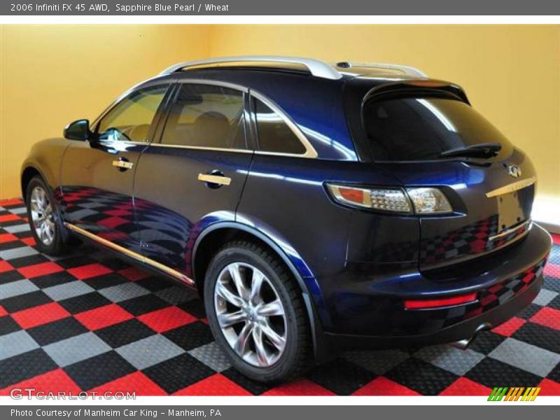 Sapphire Blue Pearl / Wheat 2006 Infiniti FX 45 AWD