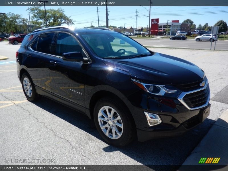 Midnight Blue Metallic / Jet Black 2020 Chevrolet Equinox LT AWD