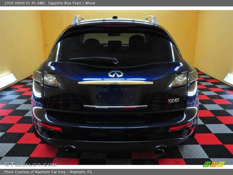Sapphire Blue Pearl / Wheat 2006 Infiniti FX 45 AWD