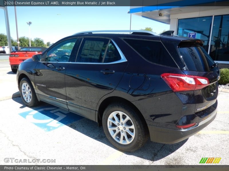 Midnight Blue Metallic / Jet Black 2020 Chevrolet Equinox LT AWD