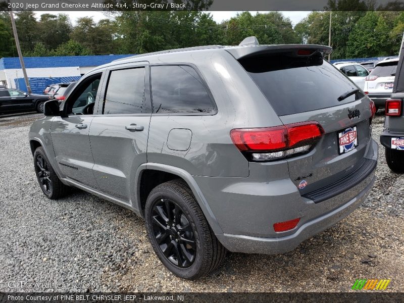 Sting-Gray / Black 2020 Jeep Grand Cherokee Altitude 4x4