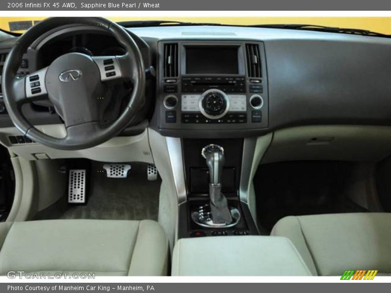 Sapphire Blue Pearl / Wheat 2006 Infiniti FX 45 AWD