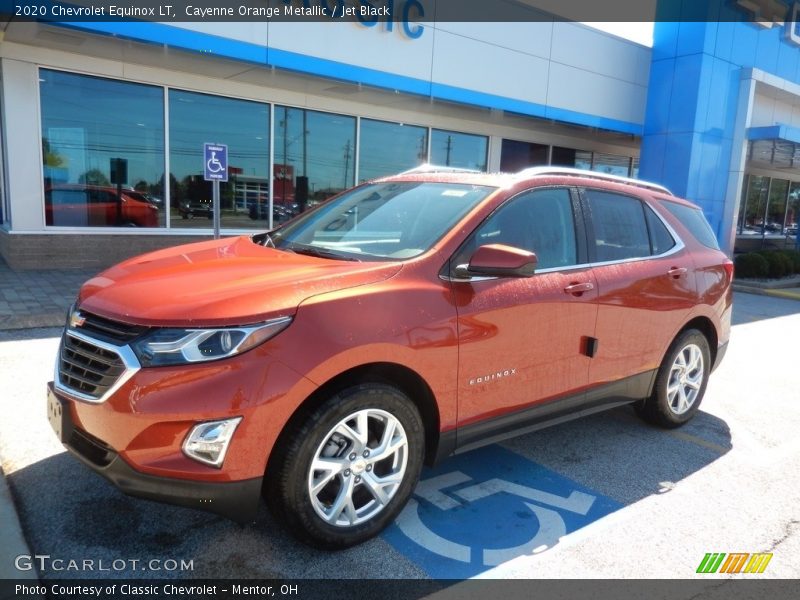 Cayenne Orange Metallic / Jet Black 2020 Chevrolet Equinox LT