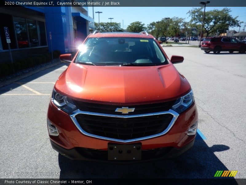 Cayenne Orange Metallic / Jet Black 2020 Chevrolet Equinox LT