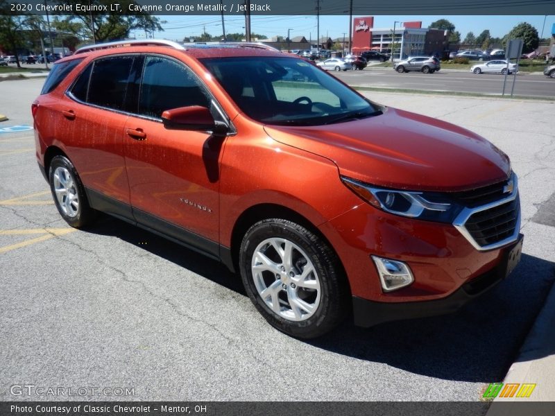 Cayenne Orange Metallic / Jet Black 2020 Chevrolet Equinox LT