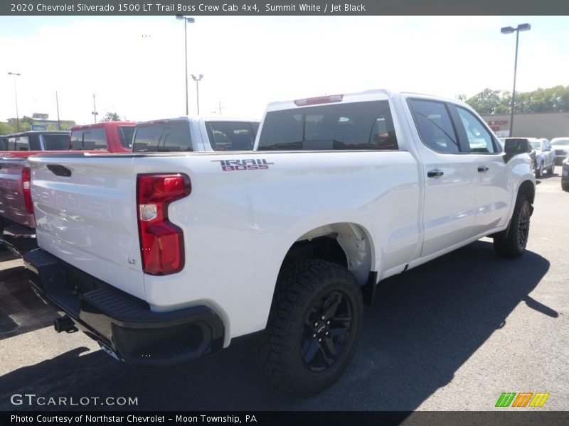 Summit White / Jet Black 2020 Chevrolet Silverado 1500 LT Trail Boss Crew Cab 4x4
