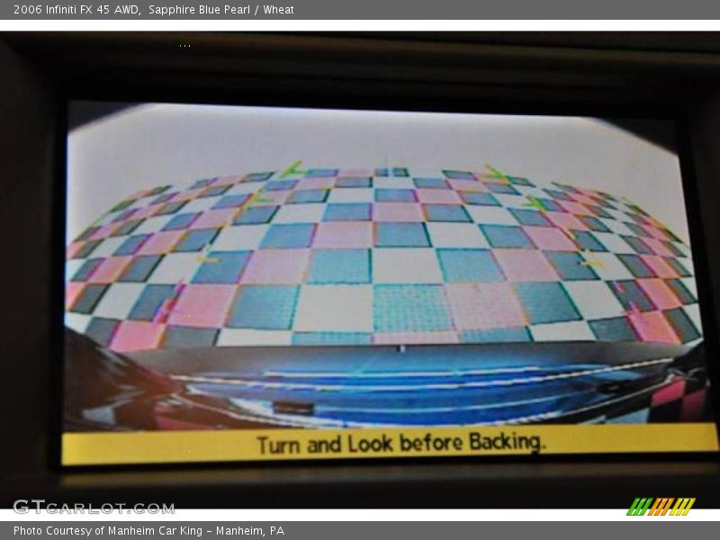 Sapphire Blue Pearl / Wheat 2006 Infiniti FX 45 AWD