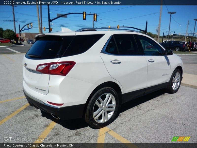 Iridescent Pearl Tricoat / Jet Black/Brandy 2020 Chevrolet Equinox Premier AWD
