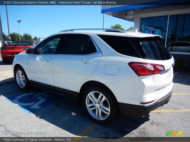 Iridescent Pearl Tricoat / Jet Black/Brandy 2020 Chevrolet Equinox Premier AWD