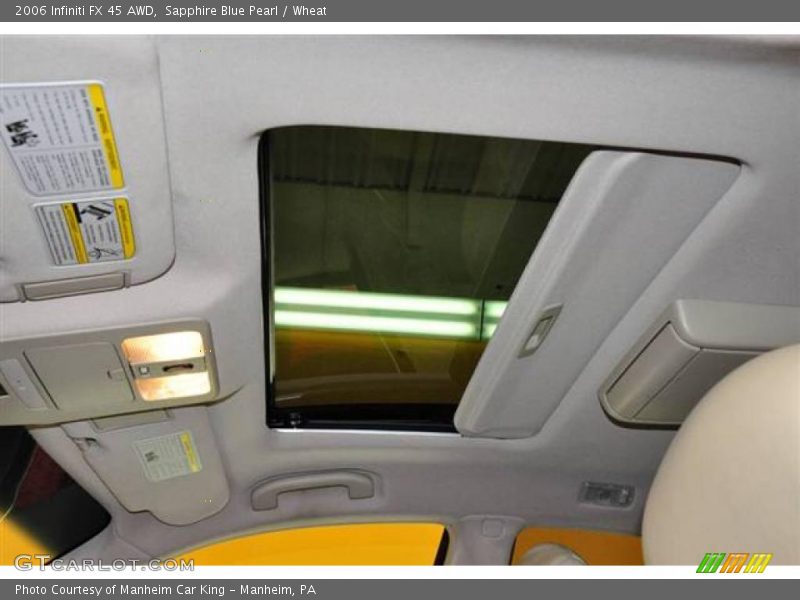 Sapphire Blue Pearl / Wheat 2006 Infiniti FX 45 AWD