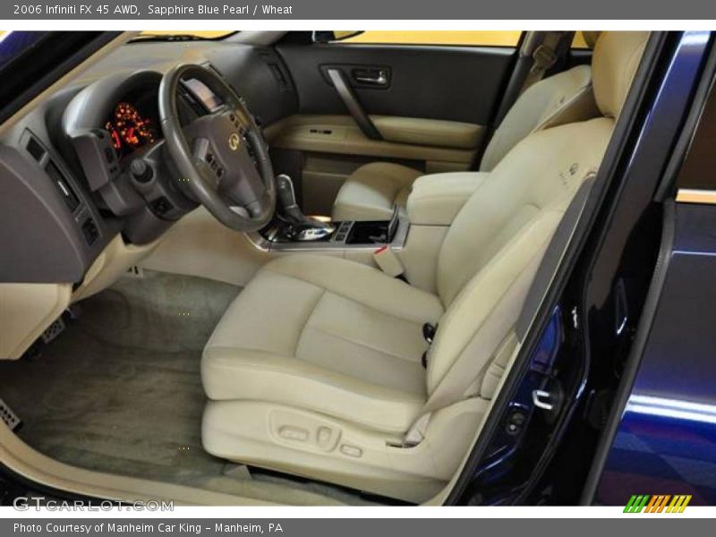 Sapphire Blue Pearl / Wheat 2006 Infiniti FX 45 AWD