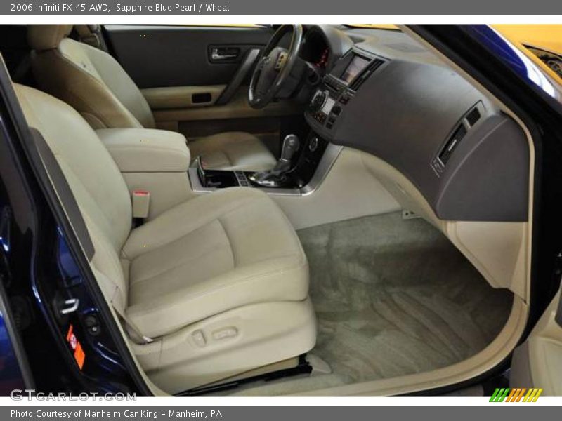 Sapphire Blue Pearl / Wheat 2006 Infiniti FX 45 AWD
