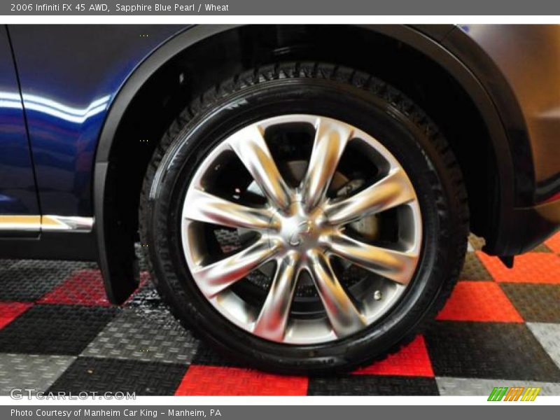 Sapphire Blue Pearl / Wheat 2006 Infiniti FX 45 AWD