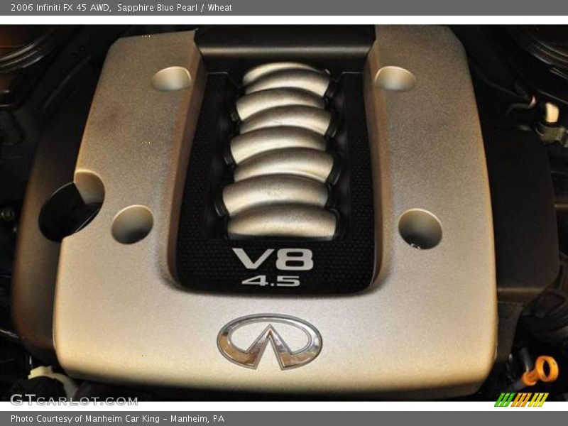 Sapphire Blue Pearl / Wheat 2006 Infiniti FX 45 AWD