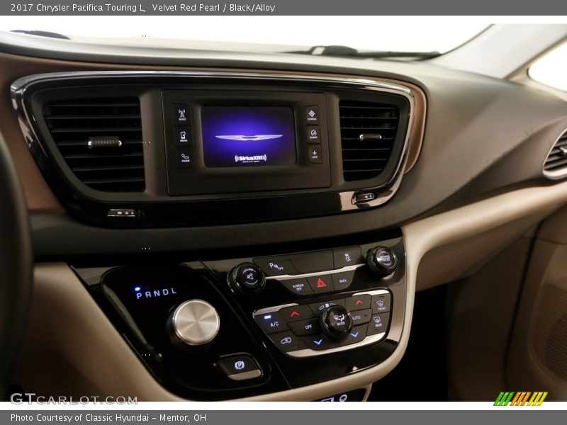 Velvet Red Pearl / Black/Alloy 2017 Chrysler Pacifica Touring L