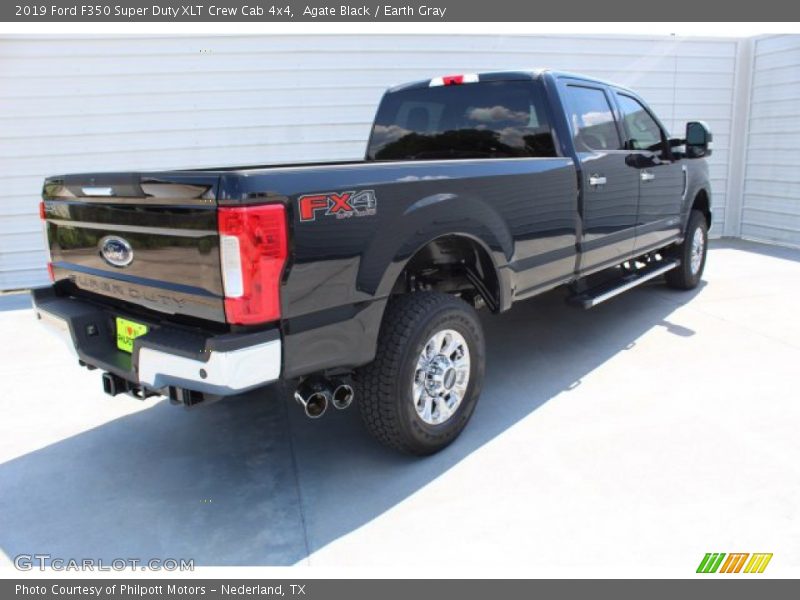 Agate Black / Earth Gray 2019 Ford F350 Super Duty XLT Crew Cab 4x4