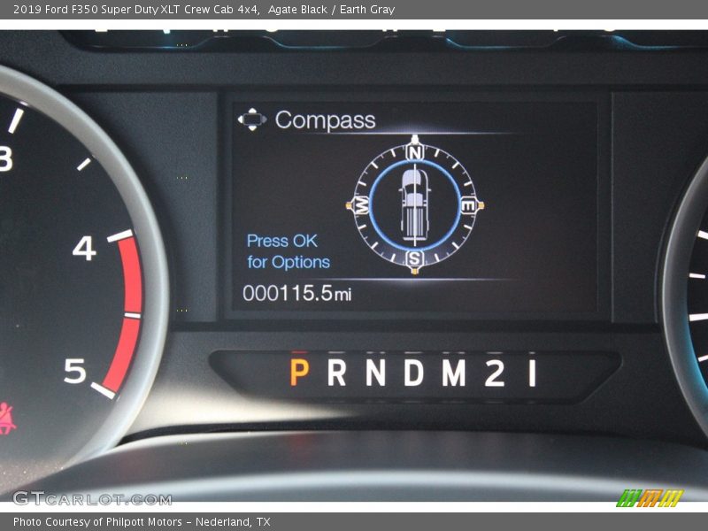 Agate Black / Earth Gray 2019 Ford F350 Super Duty XLT Crew Cab 4x4