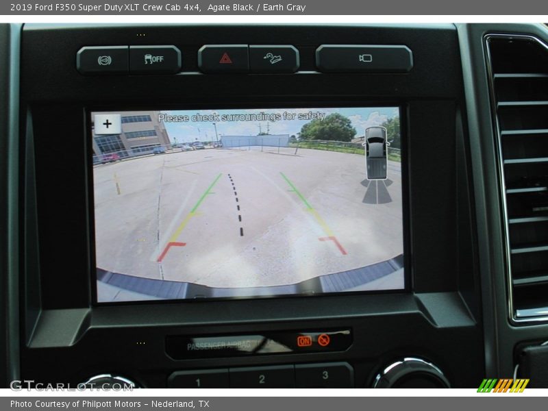 Agate Black / Earth Gray 2019 Ford F350 Super Duty XLT Crew Cab 4x4