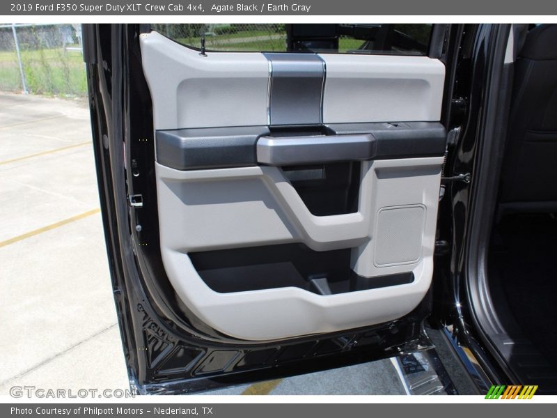 Agate Black / Earth Gray 2019 Ford F350 Super Duty XLT Crew Cab 4x4