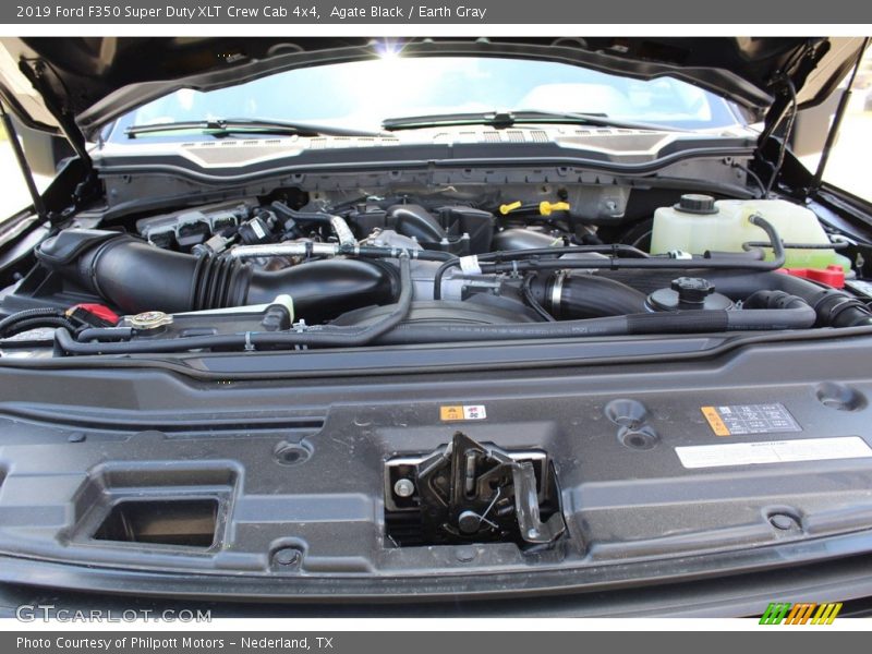 Agate Black / Earth Gray 2019 Ford F350 Super Duty XLT Crew Cab 4x4