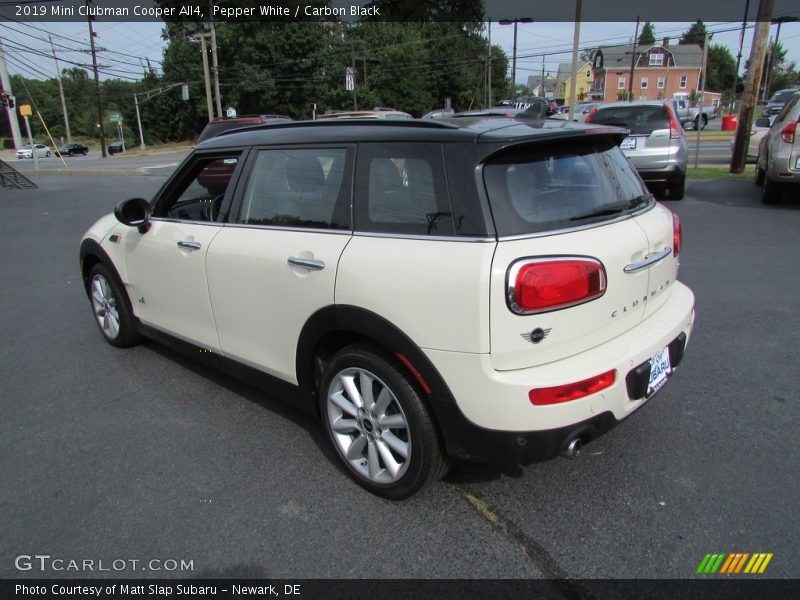 Pepper White / Carbon Black 2019 Mini Clubman Cooper All4