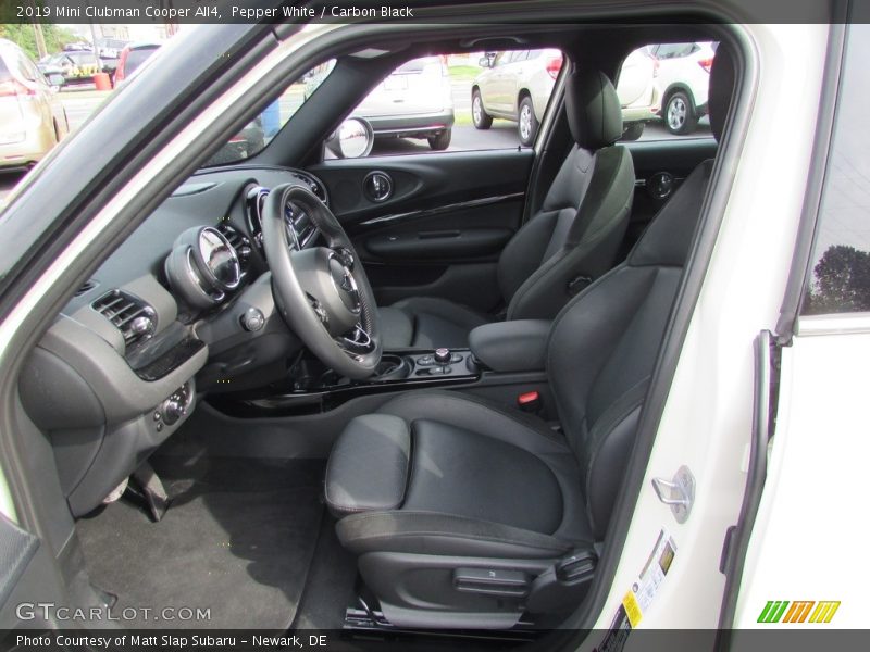 Front Seat of 2019 Clubman Cooper All4