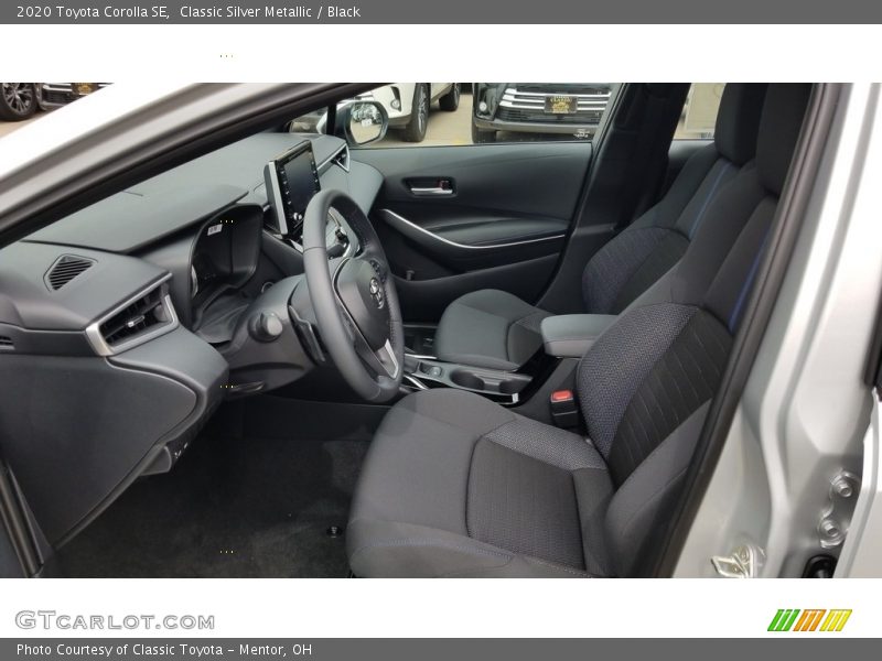 Front Seat of 2020 Corolla SE
