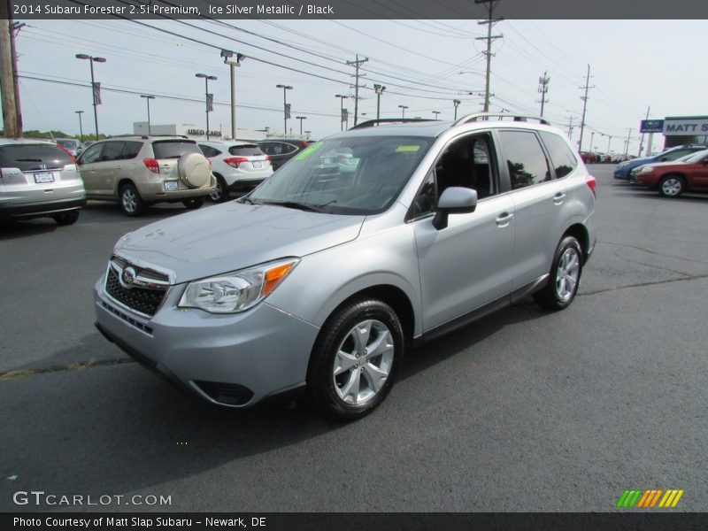 Ice Silver Metallic / Black 2014 Subaru Forester 2.5i Premium