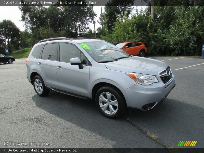 Ice Silver Metallic / Black 2014 Subaru Forester 2.5i Premium