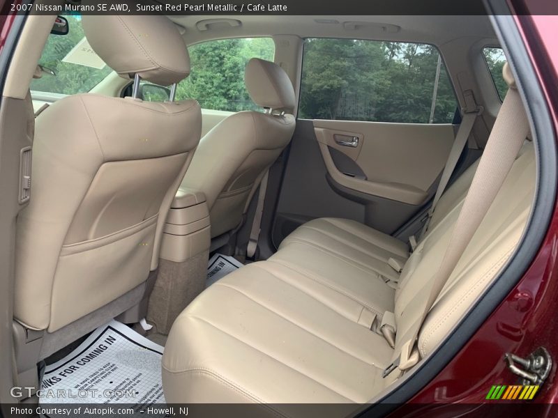 Sunset Red Pearl Metallic / Cafe Latte 2007 Nissan Murano SE AWD