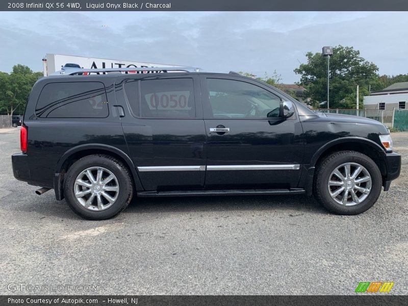 Liquid Onyx Black / Charcoal 2008 Infiniti QX 56 4WD