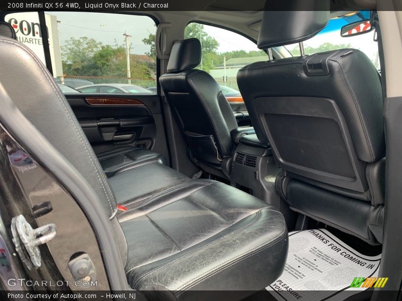 Liquid Onyx Black / Charcoal 2008 Infiniti QX 56 4WD
