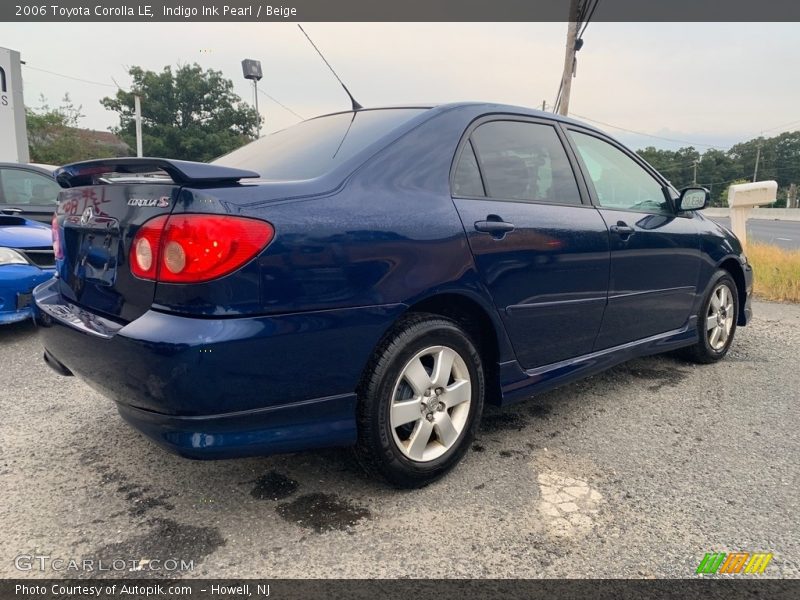 Indigo Ink Pearl / Beige 2006 Toyota Corolla LE