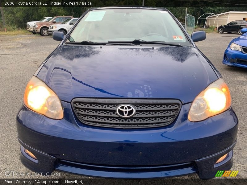 Indigo Ink Pearl / Beige 2006 Toyota Corolla LE