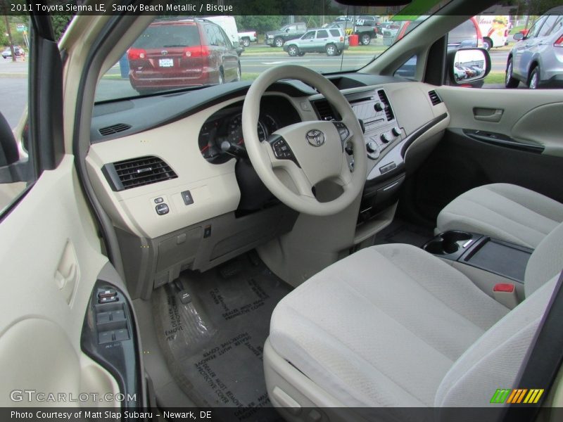 Sandy Beach Metallic / Bisque 2011 Toyota Sienna LE