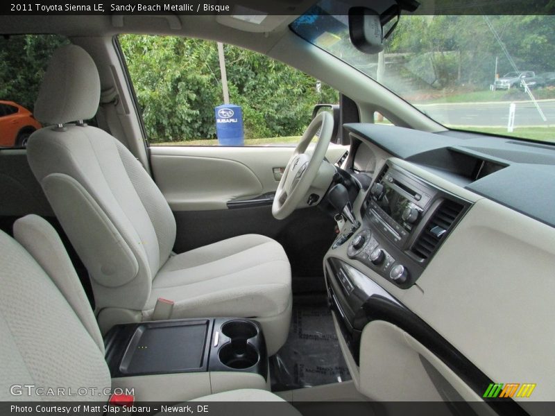Sandy Beach Metallic / Bisque 2011 Toyota Sienna LE