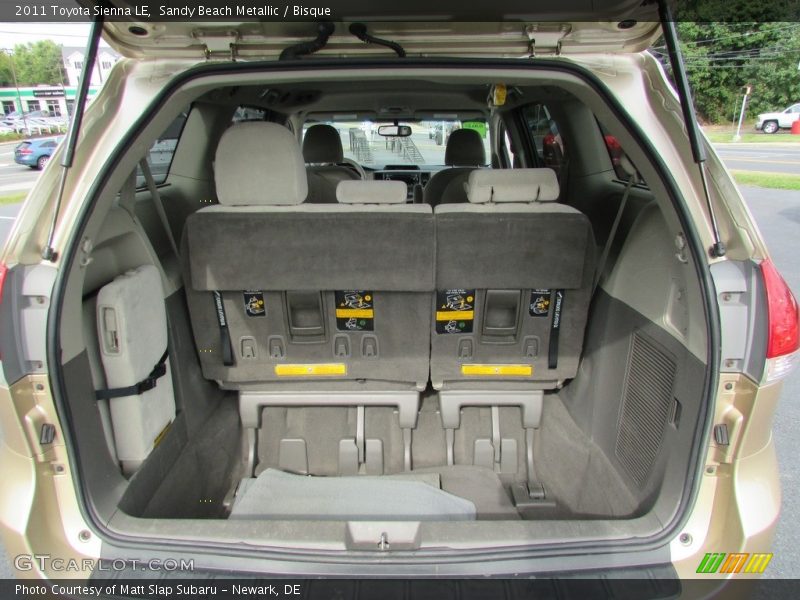 Sandy Beach Metallic / Bisque 2011 Toyota Sienna LE
