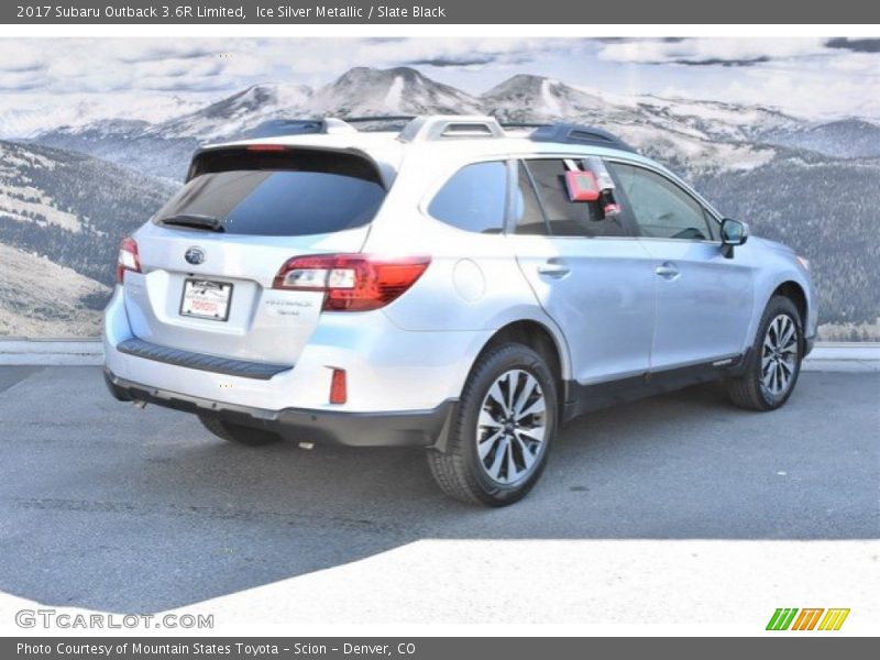 Ice Silver Metallic / Slate Black 2017 Subaru Outback 3.6R Limited