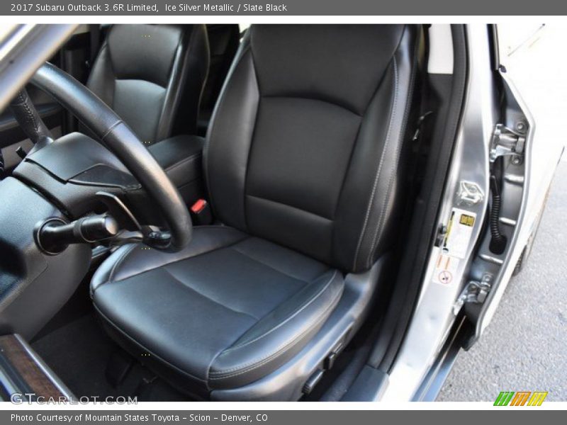 Ice Silver Metallic / Slate Black 2017 Subaru Outback 3.6R Limited