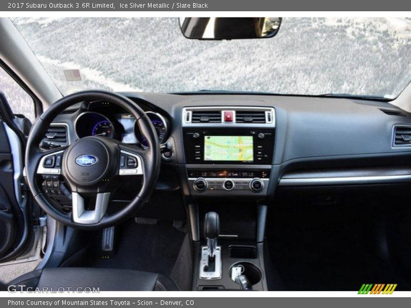 Ice Silver Metallic / Slate Black 2017 Subaru Outback 3.6R Limited