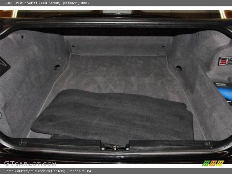 Jet Black / Black 2000 BMW 7 Series 740iL Sedan