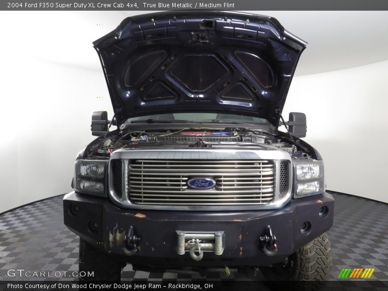 True Blue Metallic / Medium Flint 2004 Ford F350 Super Duty XL Crew Cab 4x4
