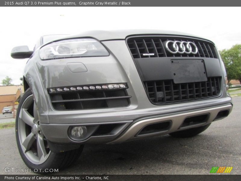 Graphite Gray Metallic / Black 2015 Audi Q7 3.0 Premium Plus quattro