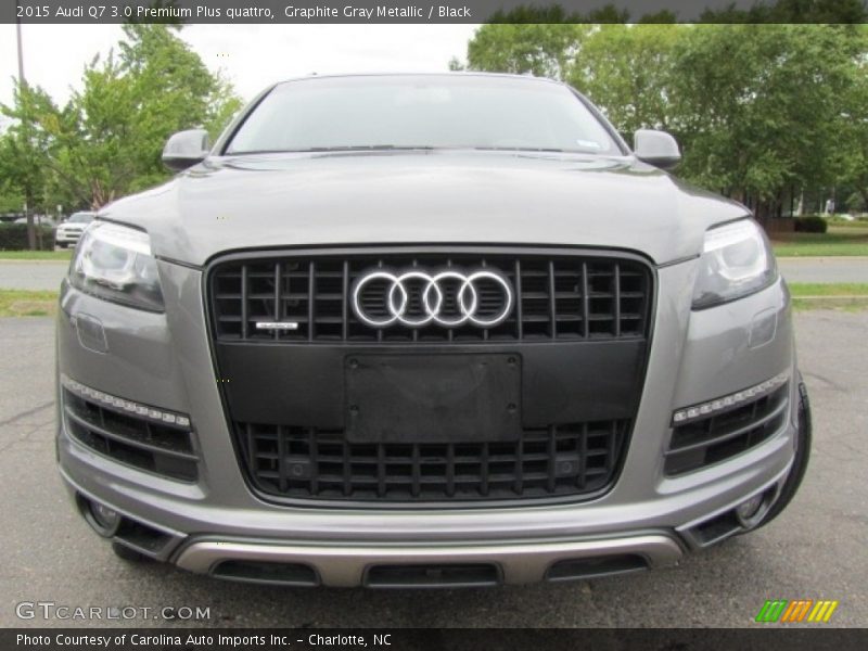 Graphite Gray Metallic / Black 2015 Audi Q7 3.0 Premium Plus quattro